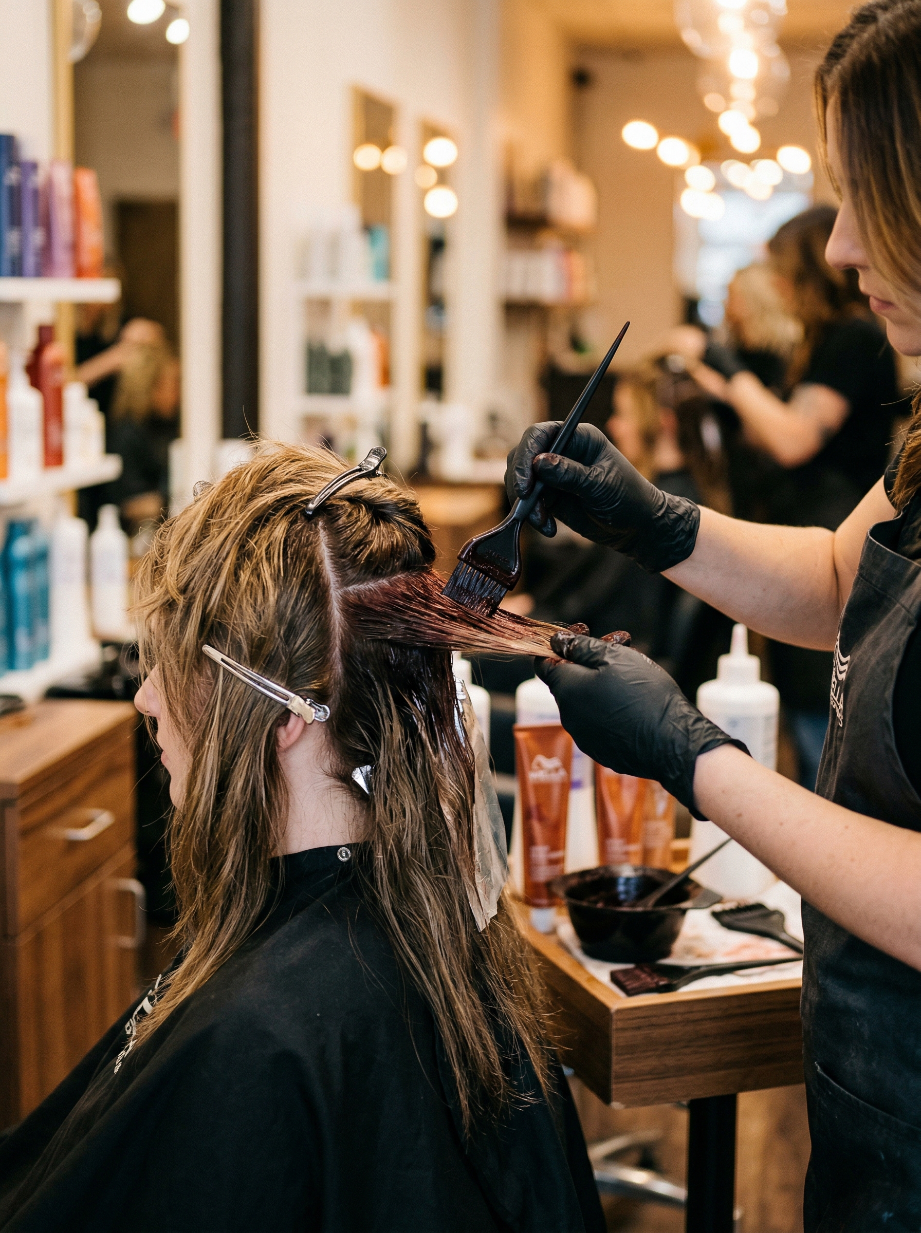 Hårbehandling med Wella Professionals