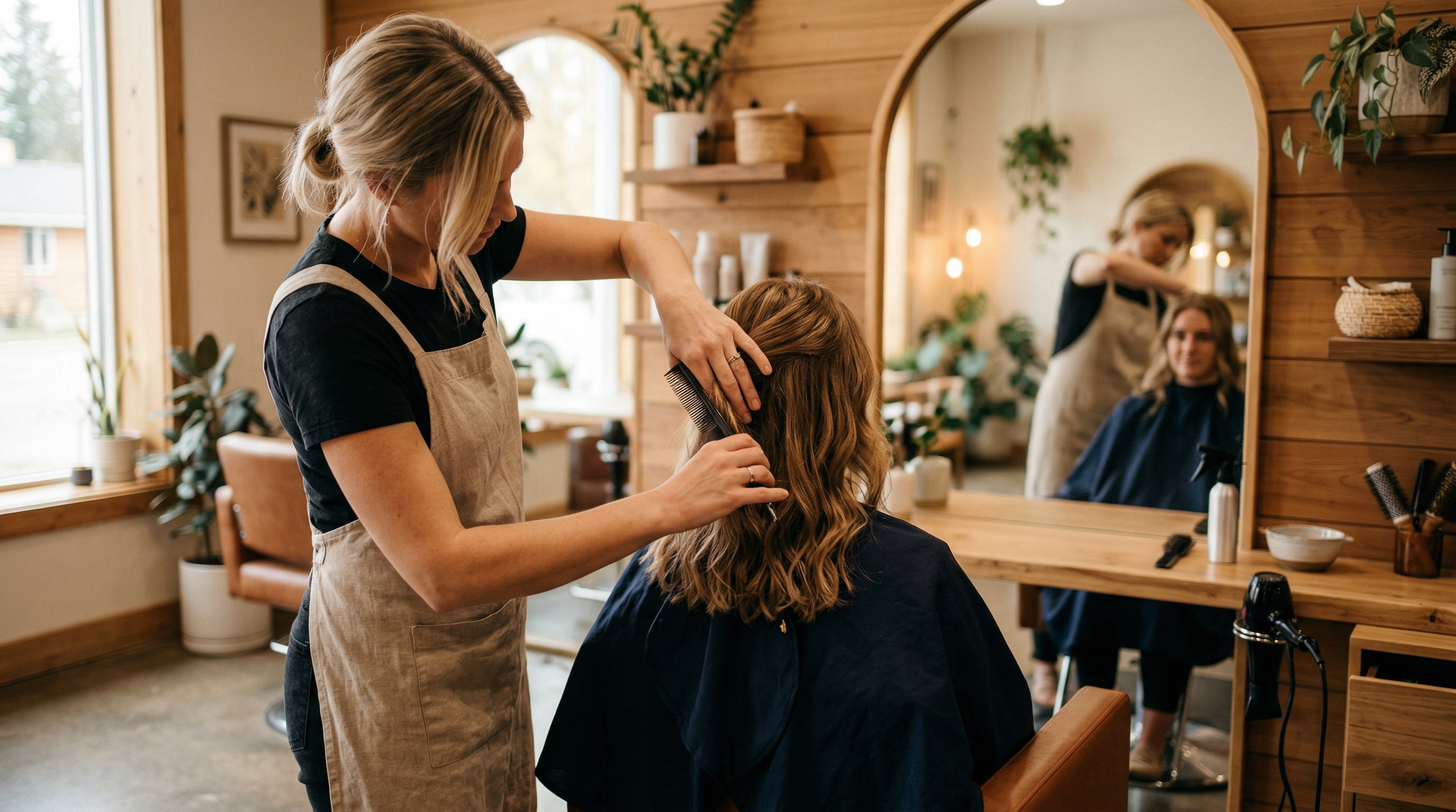 Profesjonell frisørbehandling hos Hårstrået i Ålesund